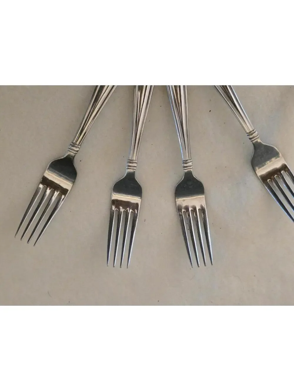 Reed & Barton Celebration Stainless Korea Dinner Forks Set of 4 Flatware